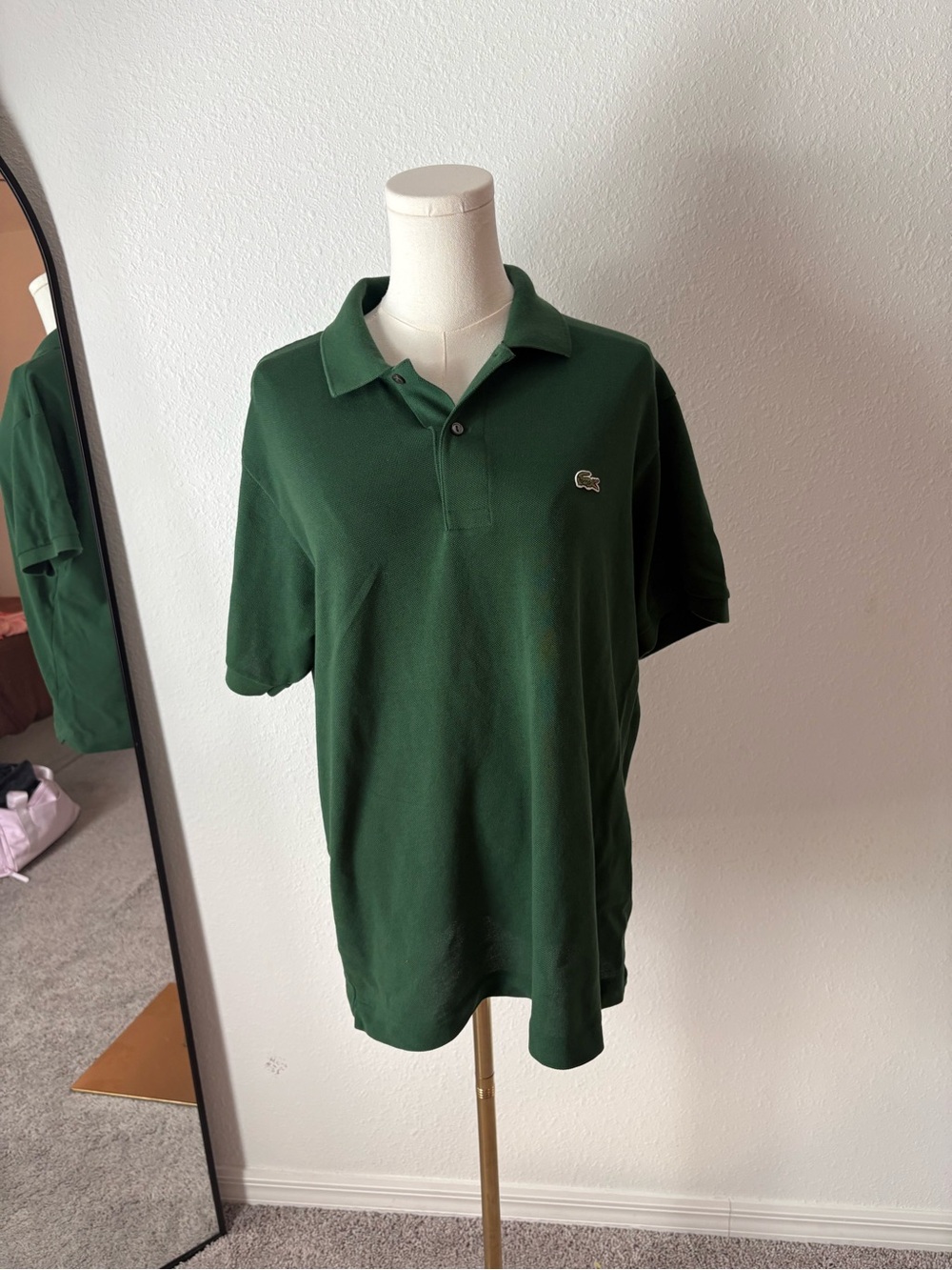 Lacoste Dark Green Short-Sleeve Polo